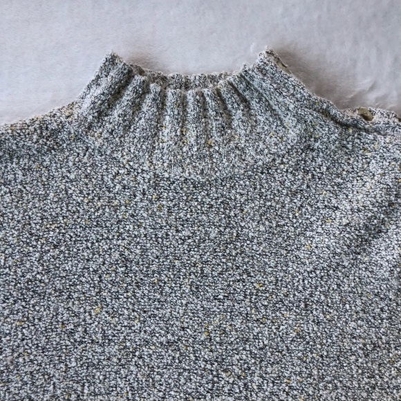Columbia Marled Split Button Mockneck Sweater - Picture 3 of 8